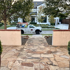 Professional-Softwashing-of-a-Stucco-Home-and-Sandstone-Walkway-Patio 17