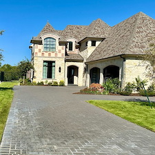 Top-Tier-Surface-Cleaning-of-a-Brick-Driveway-in-Normandy-Estates-Neighborhood 11