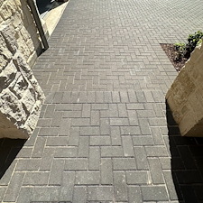 Top-Tier-Surface-Cleaning-of-a-Brick-Driveway-in-Normandy-Estates-Neighborhood 9