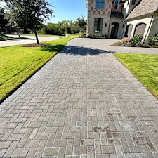 Top-Tier-Surface-Cleaning-of-a-Brick-Driveway-in-Normandy-Estates-Neighborhood 4