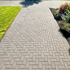 Top-Tier-Surface-Cleaning-of-a-Brick-Driveway-in-Normandy-Estates-Neighborhood 2